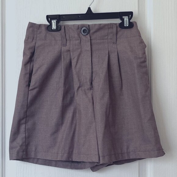 Women's Grey Suit Shorts Size M (Waist 70cm) - Picture 1 of 3